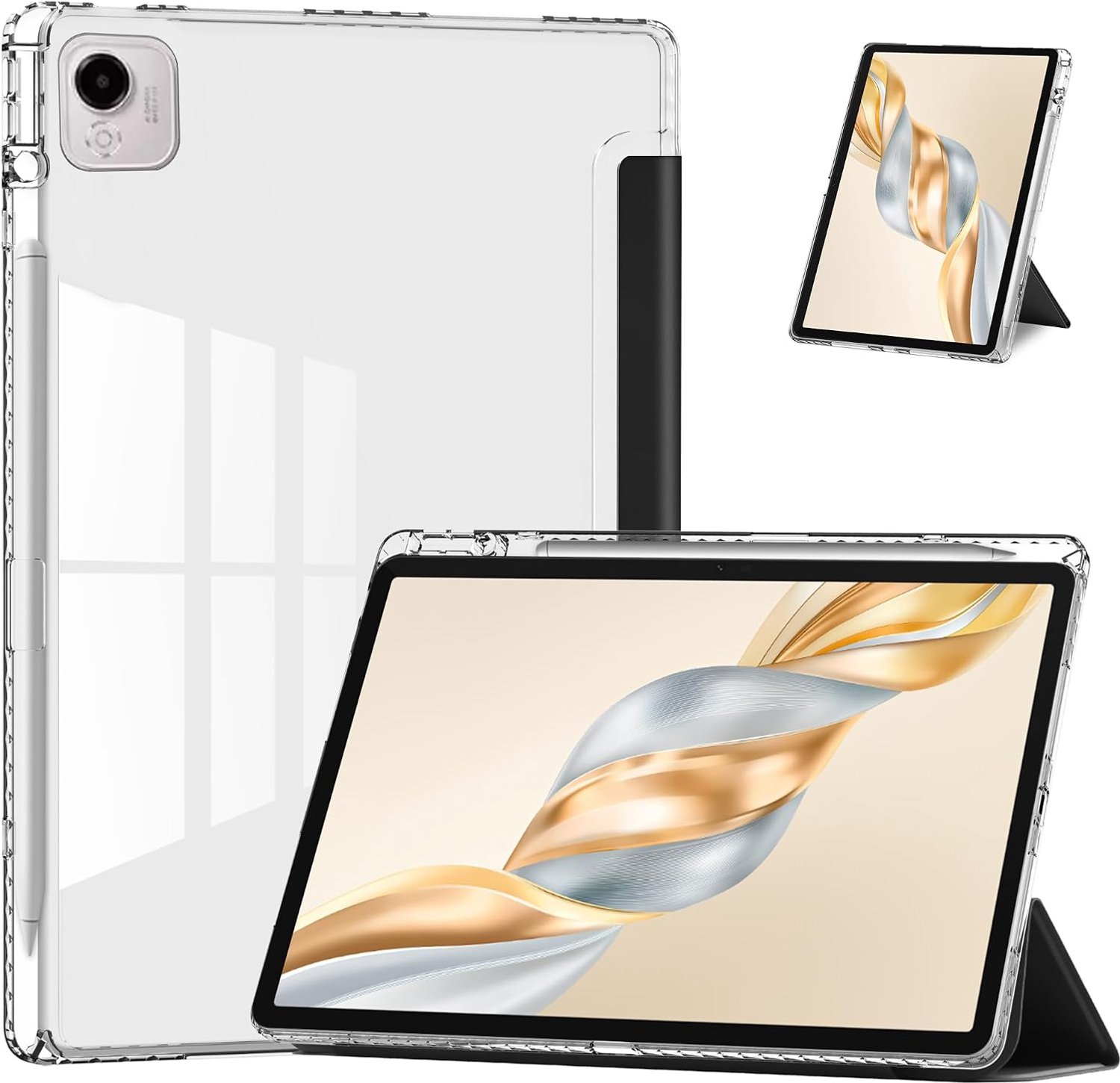FDHYFGDY Honor Pad X9a Protective Case, Ultra-Thin and Shockproof, Y-Fold Design, SmartWake/Sleep, with Pen Holder - ShopVlot