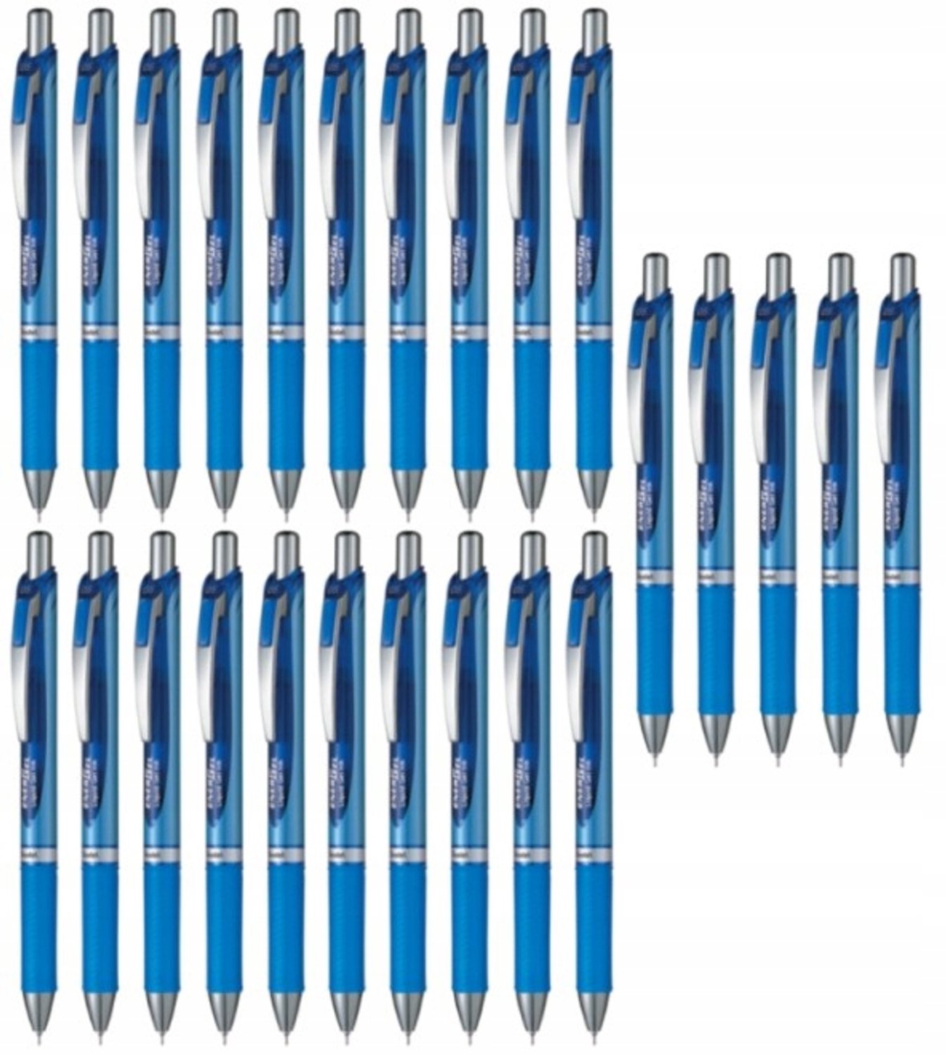 Pentel EnerGel BLN75 Gel Pen Blauw 0.5mm - 25 Stuks