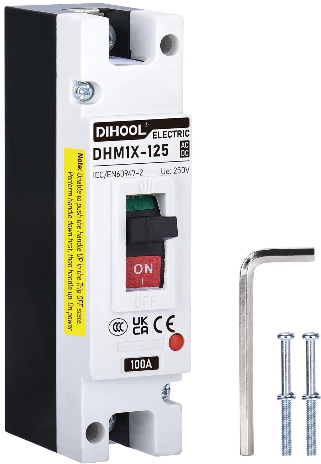 100A DC Disconnect Switch voor Zonnepanelen