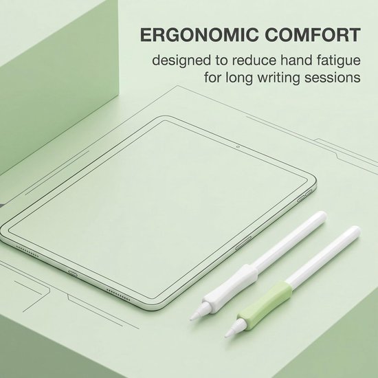 Set van 2 Ergonomische Siliconen Handgrepen voor Tablet Stylus — afbeelding 5