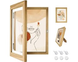 Fotolijst 25x34 cm - Kunstfotolijst - Vulbare Lijst - A4 Formaat - Voor Kinderen - Ideaal voor Kunstwerken - Kunstframe