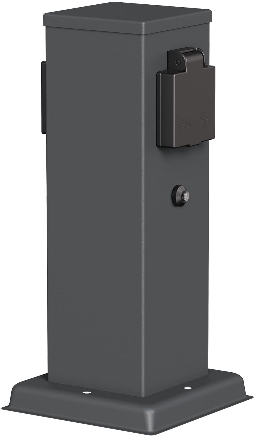 ledscom.de Polly IP44 Tuinsokkel met Twilight Sensor, 27 cm