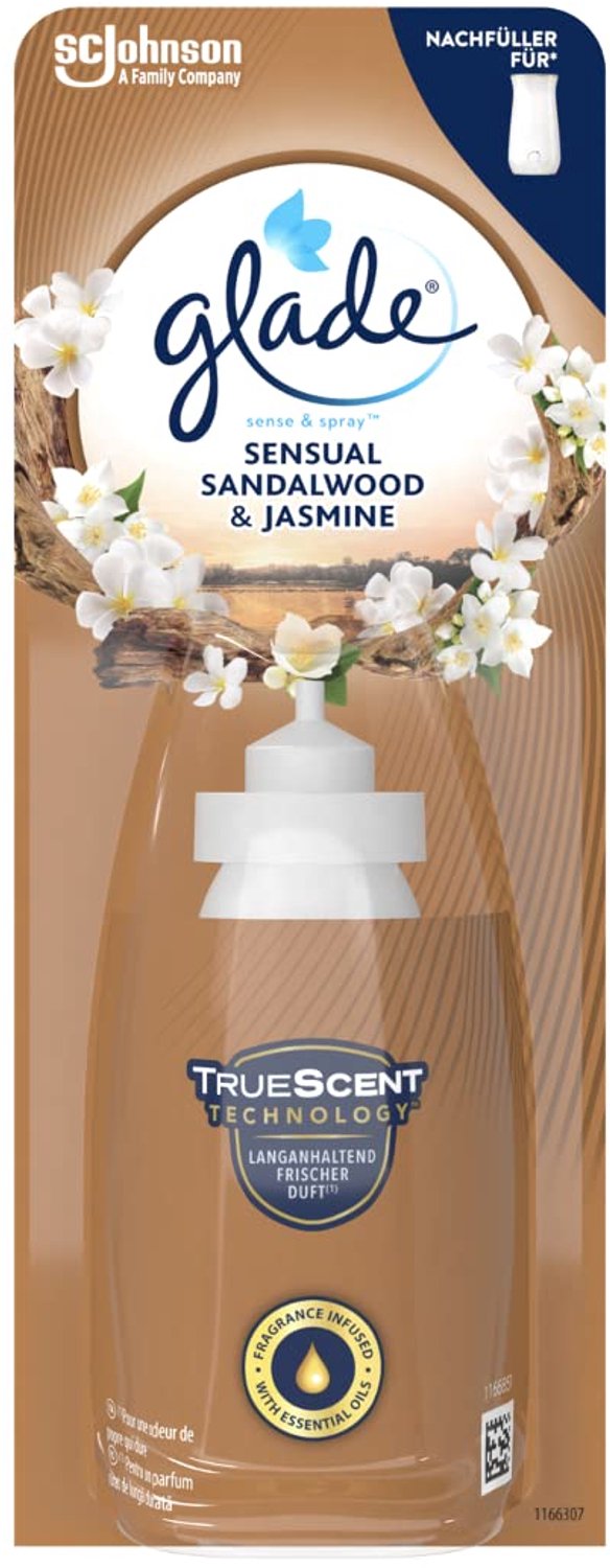 Geurversterker Navulling - Sensuele Sandelhout & Jasmijn 18ml