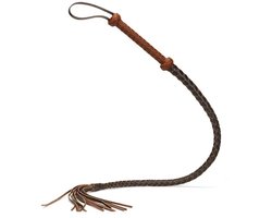 Liebe Seele - The Equestrian Leather Single Tail Whip - Leren Bull Whip