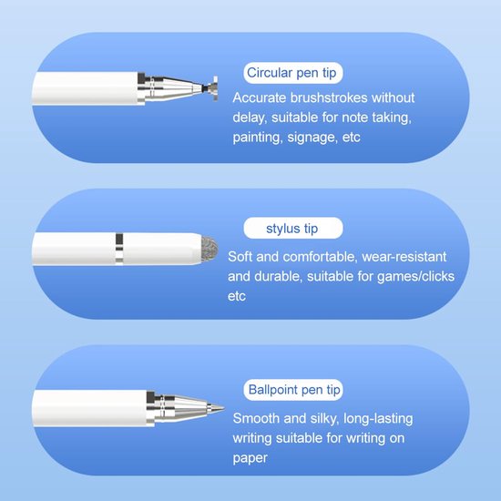 3-in-1 Magnetische Touch Pen voor Keukenmachines — afbeelding 3