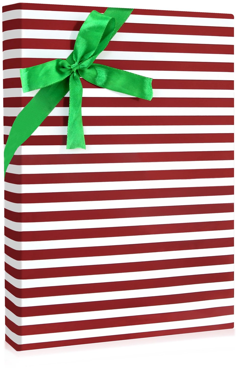 Inpakpapier Holografisch Aluminiumfolie - Snoepstok/gestreept - 1 Rol 43 x 300 cm - Verjaardag/Kerstmis - Bruiloft/Babyshower - Tijdloos Ontwerp - Cadeaupapier
