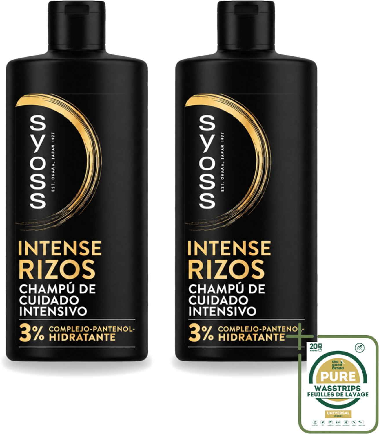 2 x Syoss – Shampoo – Intense Curls – 440 ml - Wasstrips - Krullend Haar Shampoo - Golvend Haar Shampoo - Krullen Definieer Shampoo - Pluisvrij Haar - Haar Verzorging