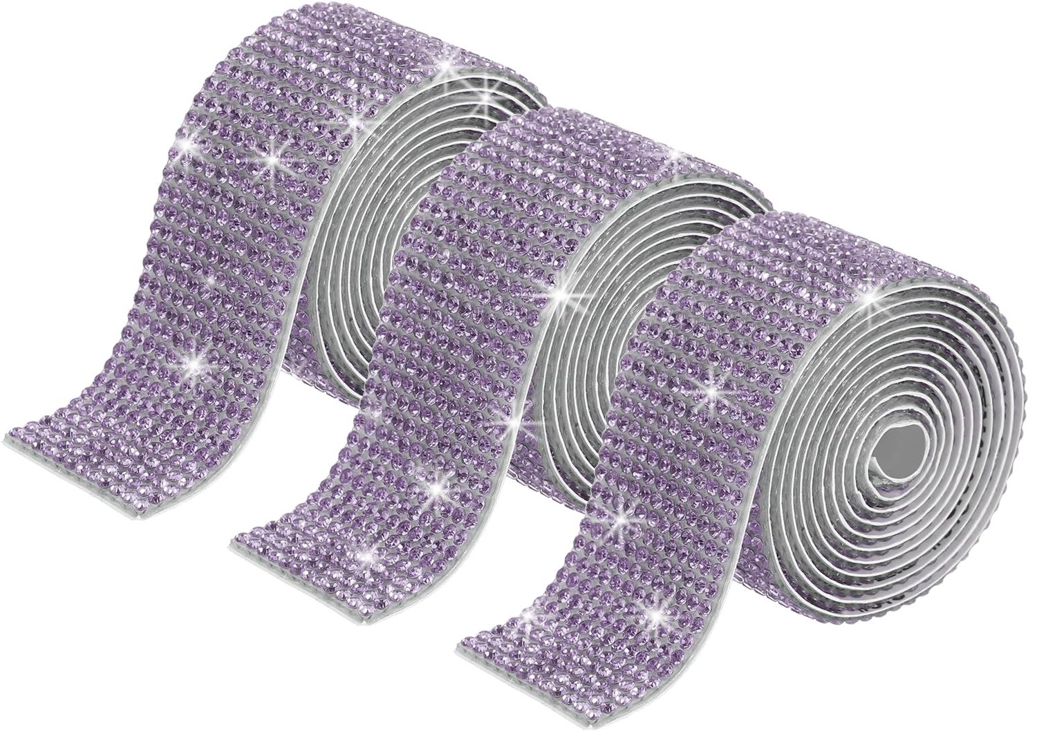 3 Rollen Crystal Rhinestone Plakband voor Decoraties