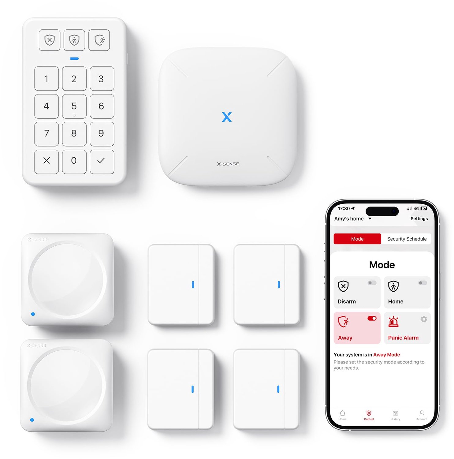 Slim Alarm Systeem voor Thuis met App Bediening