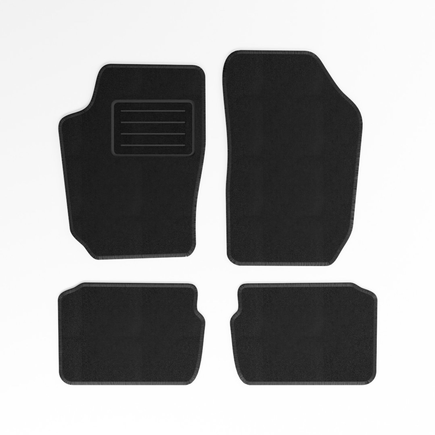 Mats4all | Naaldvilt automatten passend voor Skoda Fabia 2000-2007 | Antislip | Met versterking | 4-delig | Automatten | Mattenset