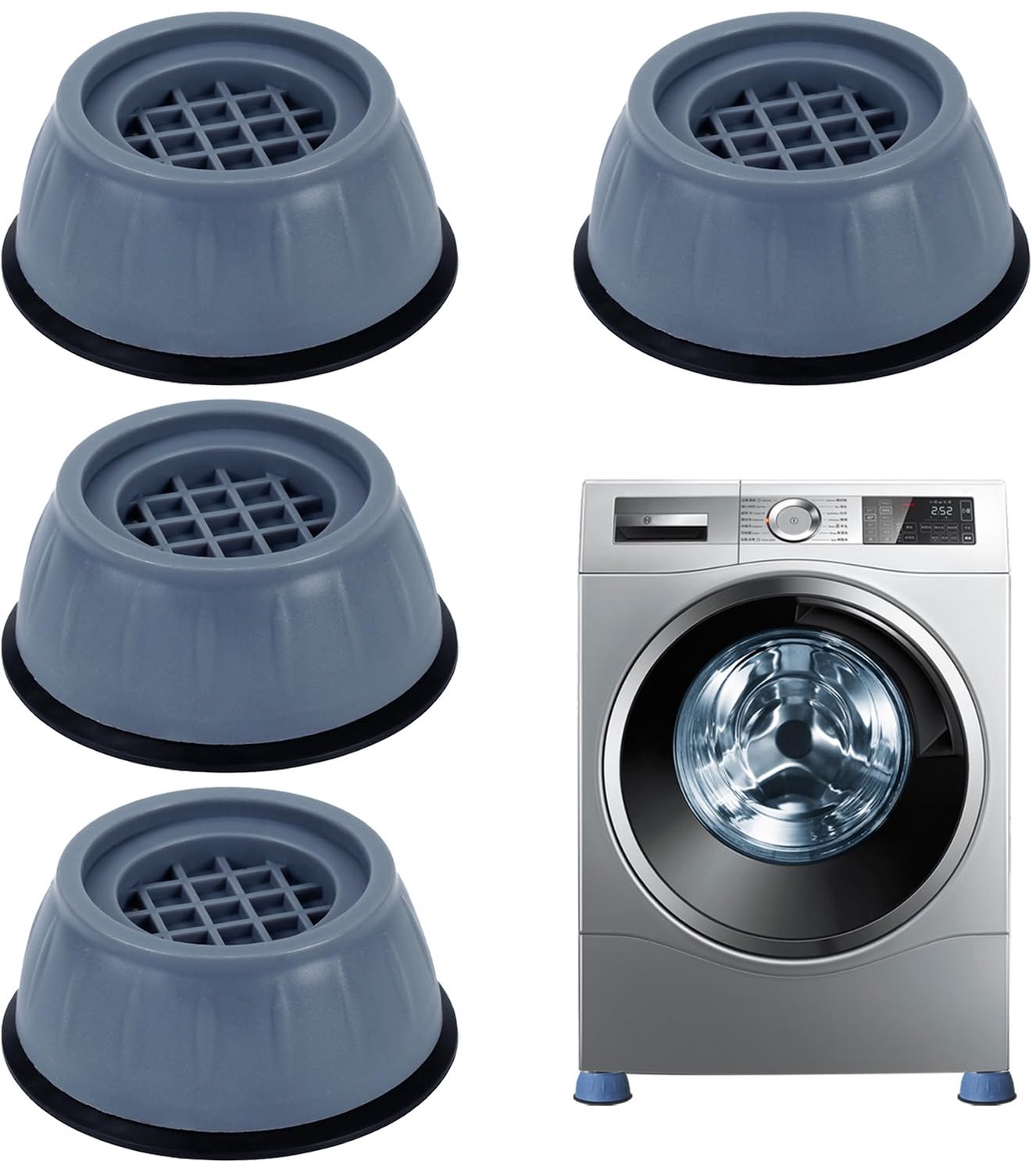Universale Trillingsdempers voor Wasmachines en Droger