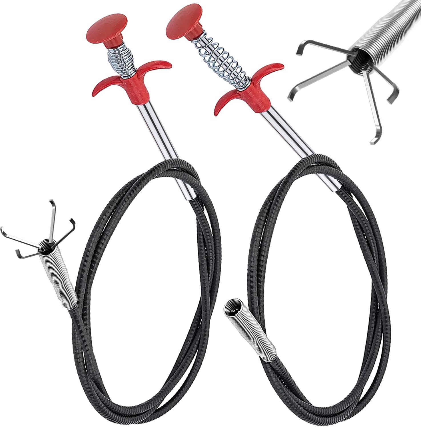 Flexibele Klauwgrijper 200 cm/90 cm Set van 2 voor Afvoerreiniging