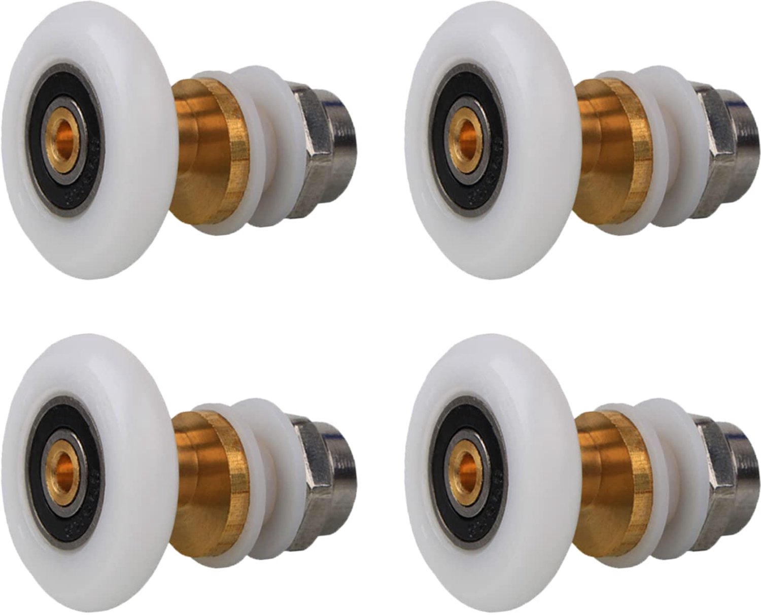 4 Stuks Douchedeur Rollers 27mm Ultra Stil en Sterk