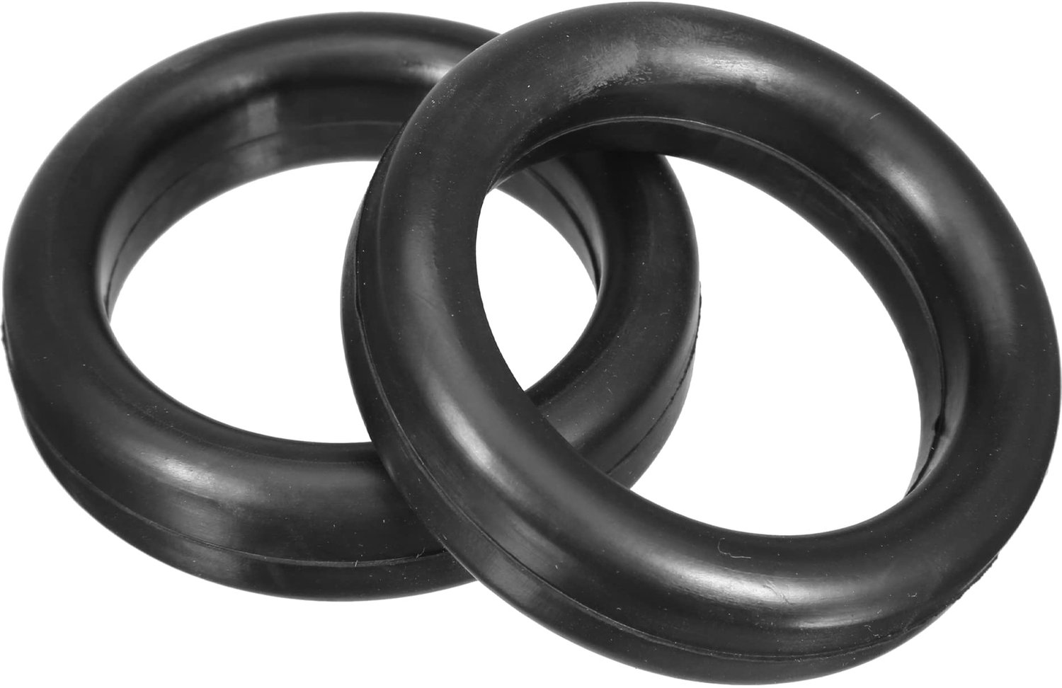Uitlaatophangrubber Universeel - 70mm O-Ring - 2 Stuks - Verstelbare Demper Isolator - Hoogwaardig Rubber - Bestand tegen Hoge Temperatuur - Demperrubber
