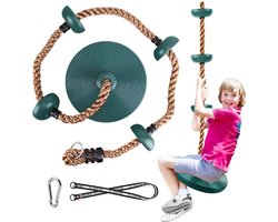 Kinderswing met Platform en Klimtouw