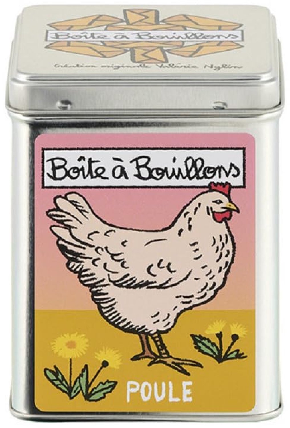 Vintage Metalen Bouillon Doos voor Opberging
