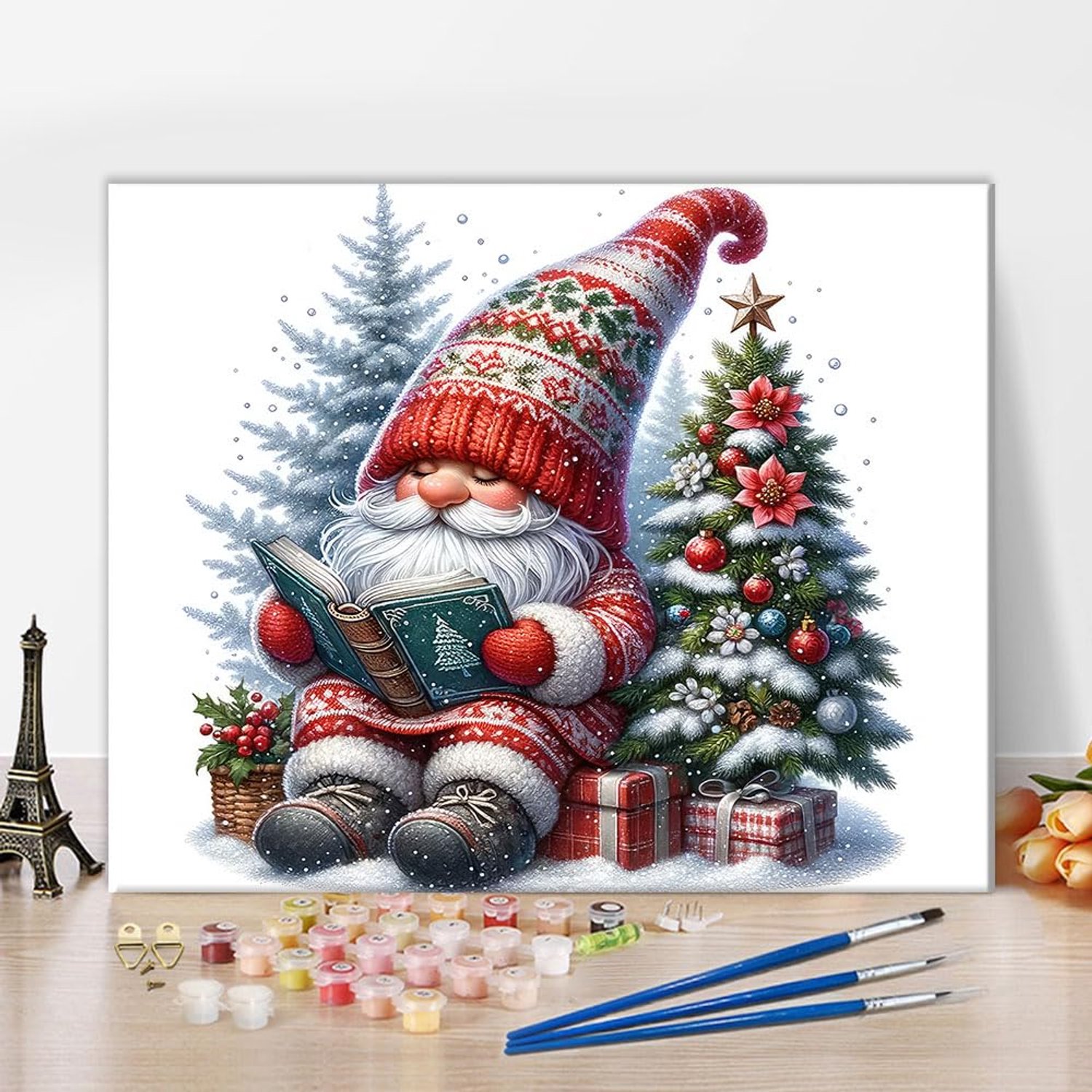 Schilderen op Nummer Set voor Volwassenen - Kerstthema