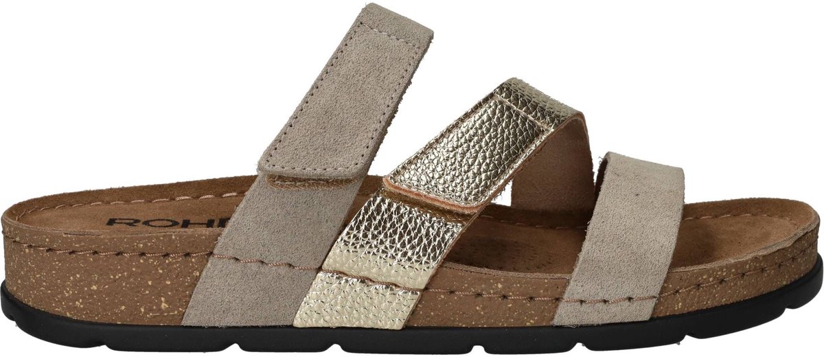 Rohde Slippers - Dames - Beige - Maat:39