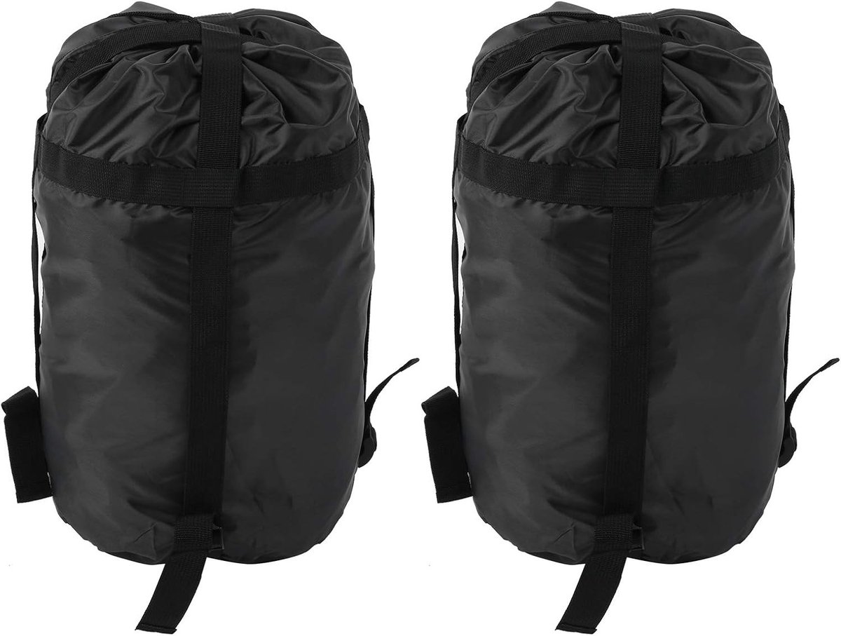 Opbergtassen voor Slaapzakken - 2 Stuks, Waterdicht en Compressie, Ideaal voor Backpacken, Kamperen en Wandelen