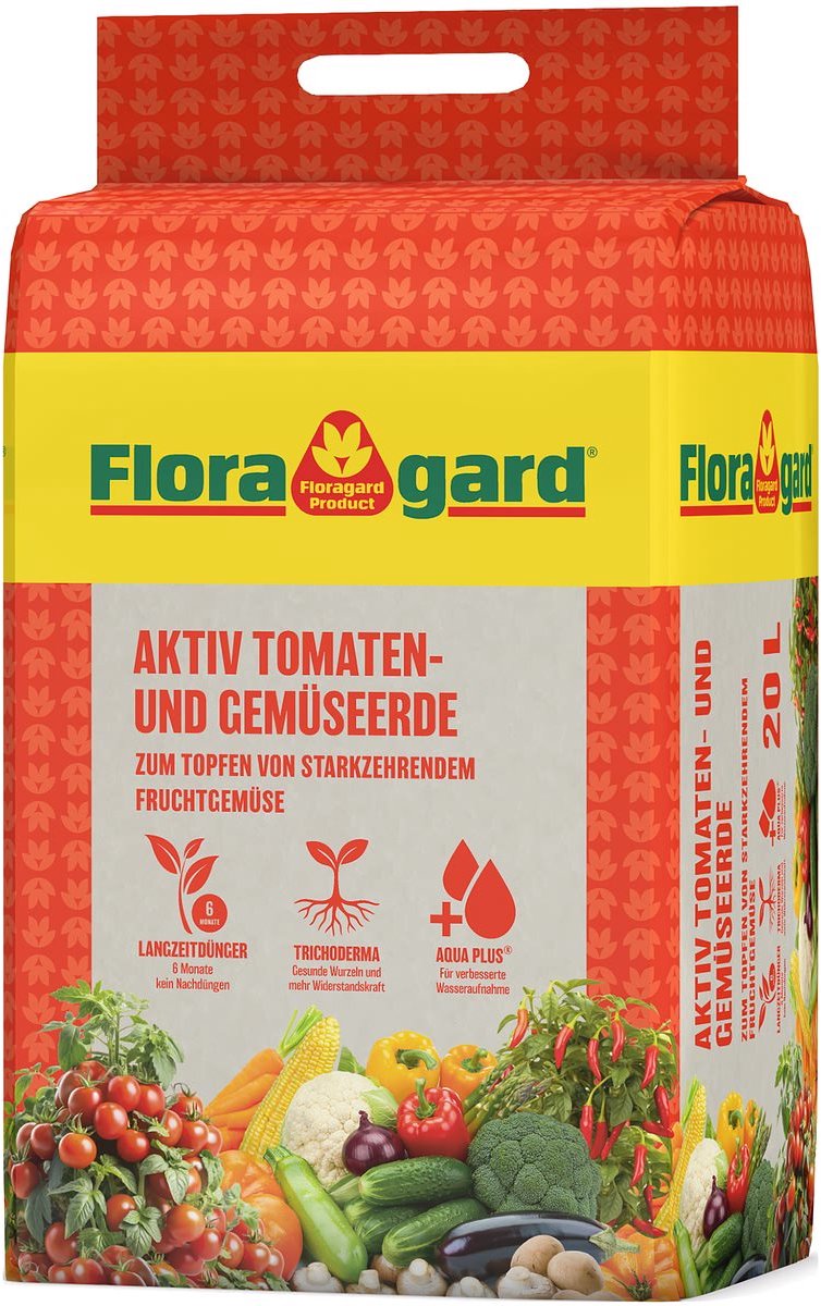 Floragard Actief tomaten- en groenteaarde 20 liter