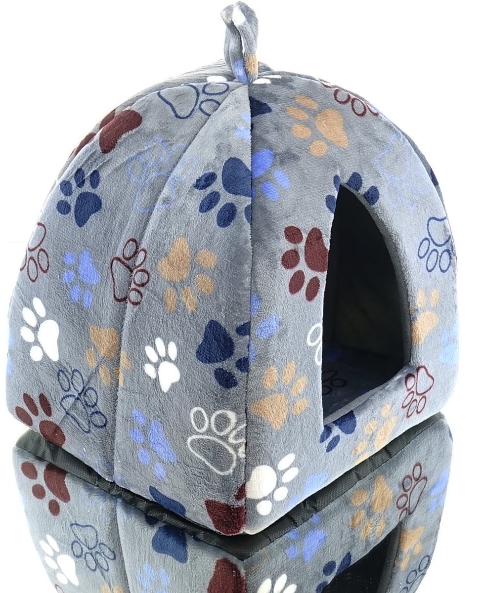 Nobby hond- en kattenhol Classic Lissi donkergrijs 33x33cm