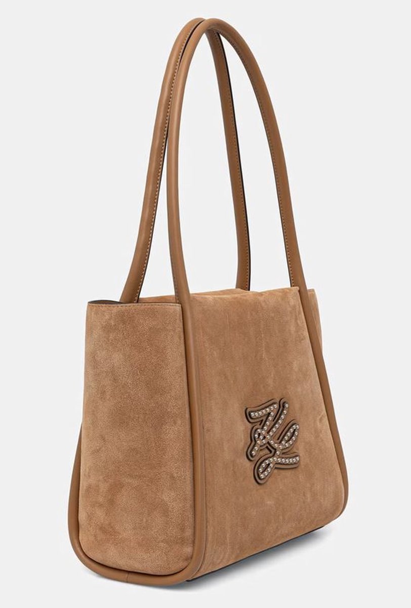 Karl Lagerfeld - Handtassen - Camel - Vrouwen - Maat STUK -