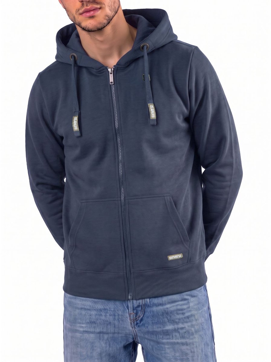 riverso Heren Sweatjack RIVNoah regular fit Veelkleurig M Volwassenen Hoodiejacket - Sweatvest