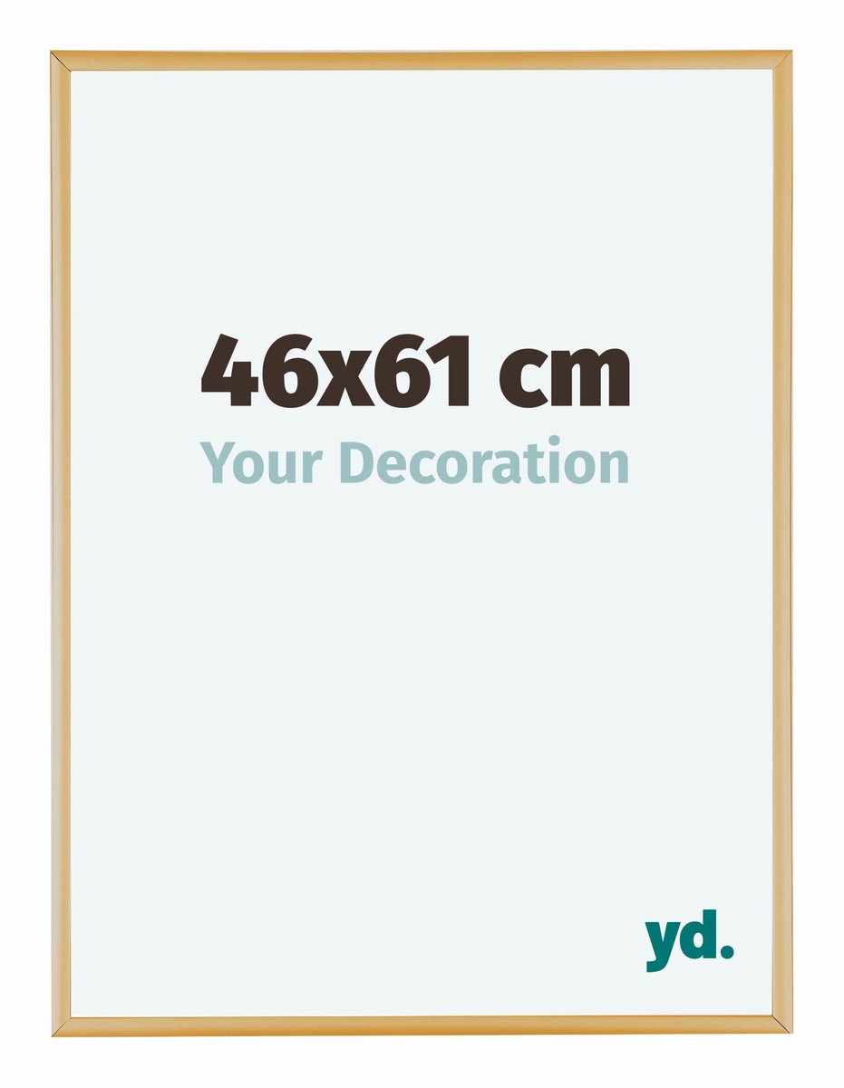 yd. Your Decoration - Fotolijst 46x61 cm - Aluminium - Goud Vintage - Kent