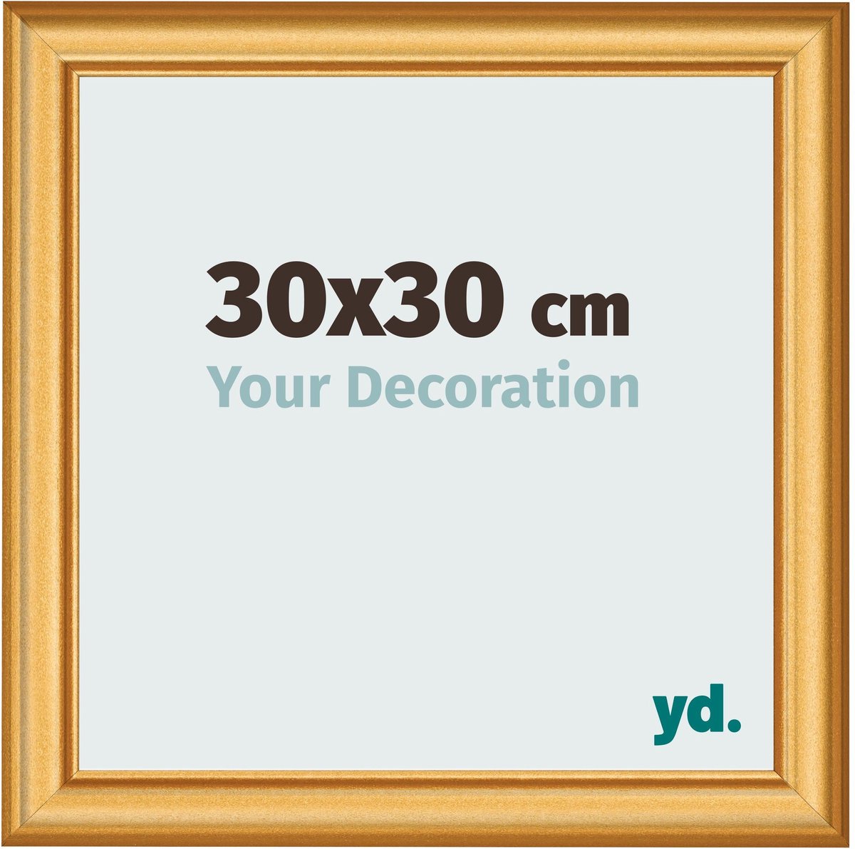 yd. Your Decoration - Fotolijst 30x30 cm - MDF - Goud Mat - Lazio