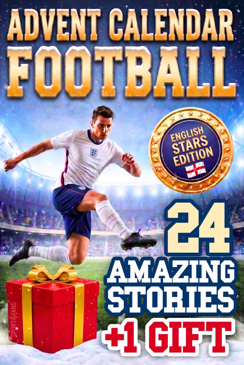 Advent Calendar Football: Guess the 24 English Soccer Stars. True Sport Stories and Curious Facts. Includes Digital - ShopVlot