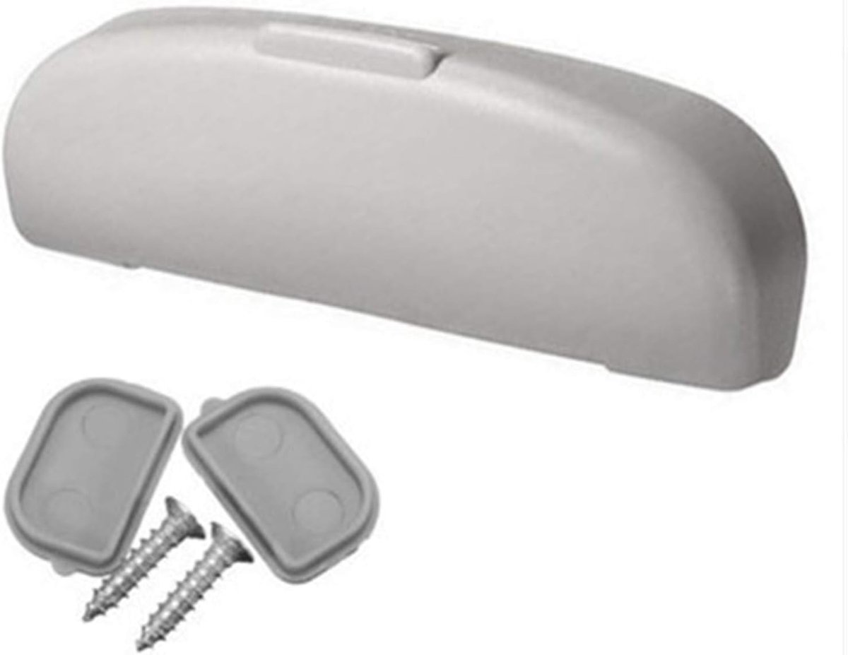 Brillendisplaybox - Brillendoos - Stijlvolle brillenkoker - Brillenetui - Brillenhoes - Auto brillenkoker - Zachte Case - Krasbestendige - Zachte Schaal - Draagbaar - Grijs - 21.5*6cm