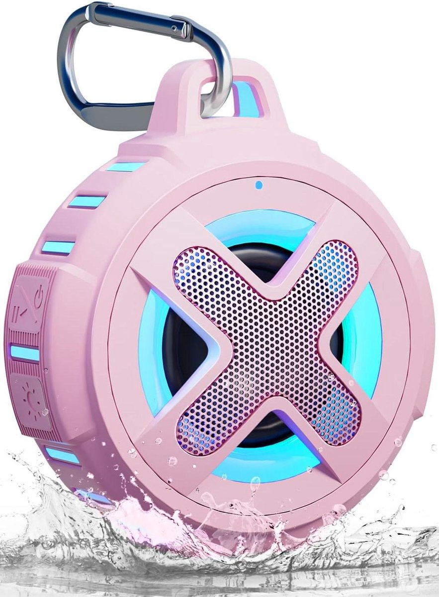 Draagbare Luidspreker - Bluetooth Speaker - Muziek Luisteren - IP67 Waterdicht Zwevend - 24 Uur Speeltijd - Roze