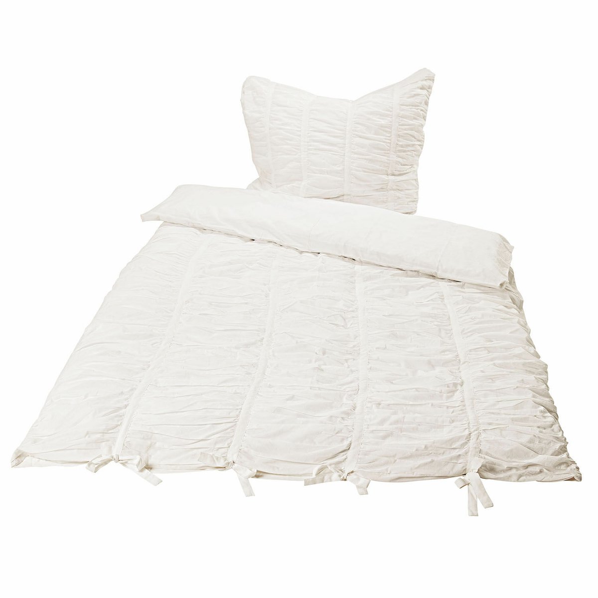 LOBERON Beddengoed Magdelen wit