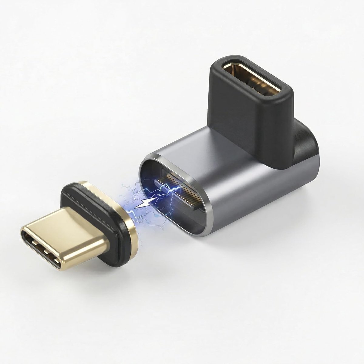USB C Magnetische Adapter - 140W USB-C Magnetic Connector 40 Gbps Gegevensoverdracht Voor Switch Laptop Tablet Telefoon
