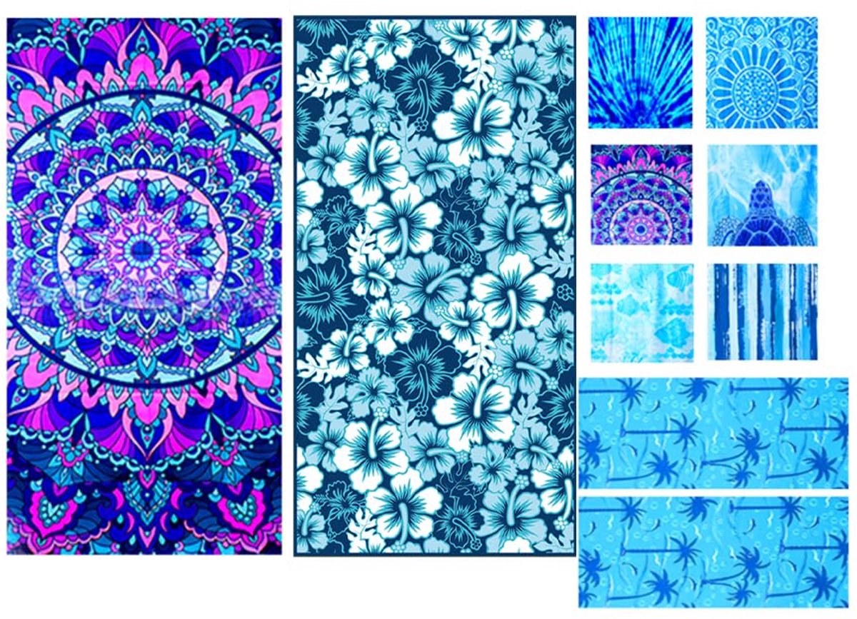 2 stuks strandhanddoek, microvezel, strandhanddoek, badhanddoek, zandvrij, XXL, sneldrogend, strandhanddoek, dames, grote strandhanddoeken, zomeraccessoires, handdoek, strand, meisjes, cadeaus voor