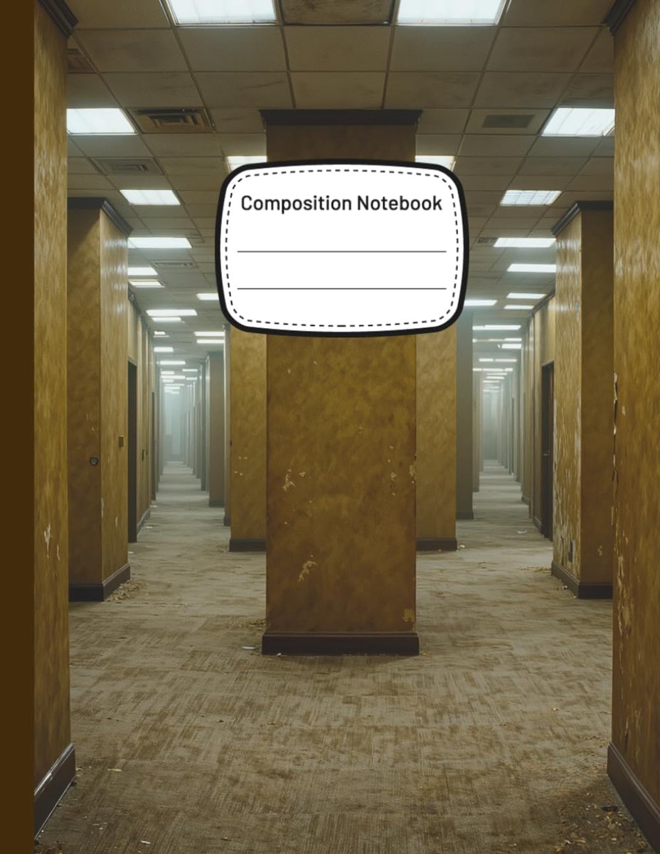 Dreamcore Corporate Office Hallway Composition Notebook: Atmospheric Liminal Space Aesthetic Journal - ShopVlot