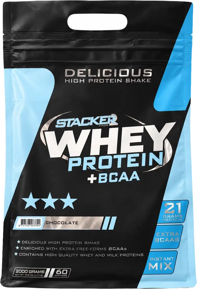 Whey Protein + BCAA - 2000 g - Chocolate