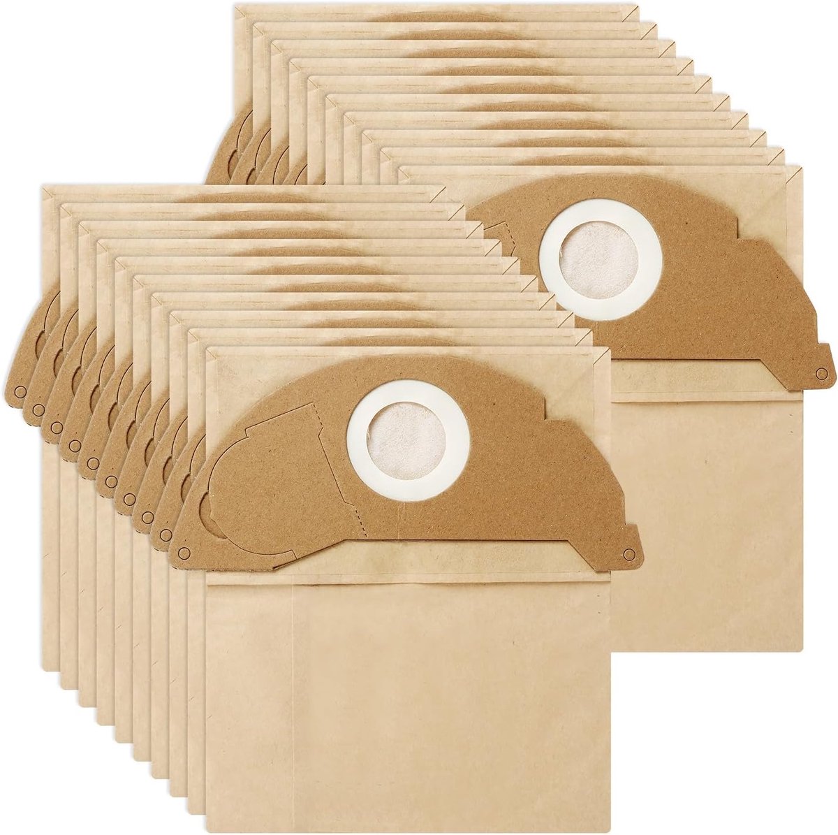 20 stuks stofzuigerzakken voor WD2 MV2 robotstofzuiger, stofzakken, vacuümzakken, filter, hoge compatibiliteit, filterzakken, papieren filterzakken