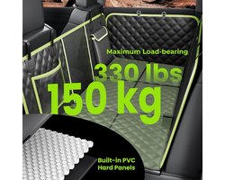 pecute hondendeken auto achterbank voor pick-up 145 * 73 cm, 2025 hondenstoel verbredende opvouwbare hondenstoelhoes tot 150 kg, volledige hoes voor full size vrachtwagen/SUV