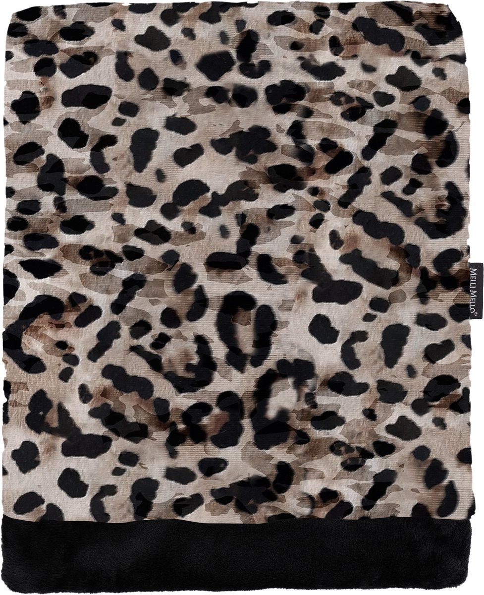 Melli Mello Most Wanted - Plaid - Fleecedeken - Crocoprint - Luxe - Zacht - Luipaardprint