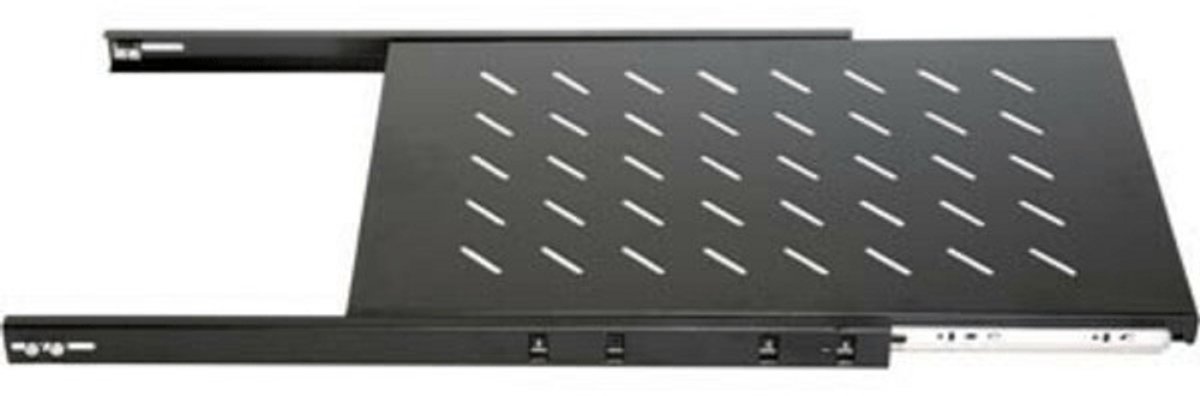 Image of DSIT Uitschuifbaar legbord voor 600mm diepe wandkasten - 1U - serverbehuizing - serverrack - ook geschikt voor flightcases