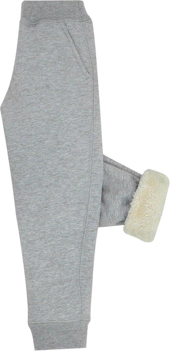 Kids Plain Fleece Jogger Joggingbroek Meisjes Jongens Casual Elastische Taille Joggingbroek Thermisch Warm School Sport Broek Actieve Trainingspak Broek