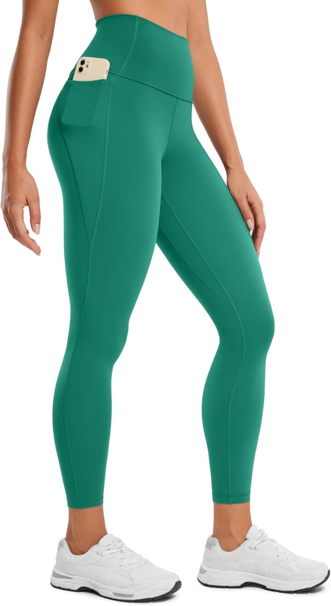 Leggings voor dames, 28 inch - Yogabroek met hoge taille en volledige lengte