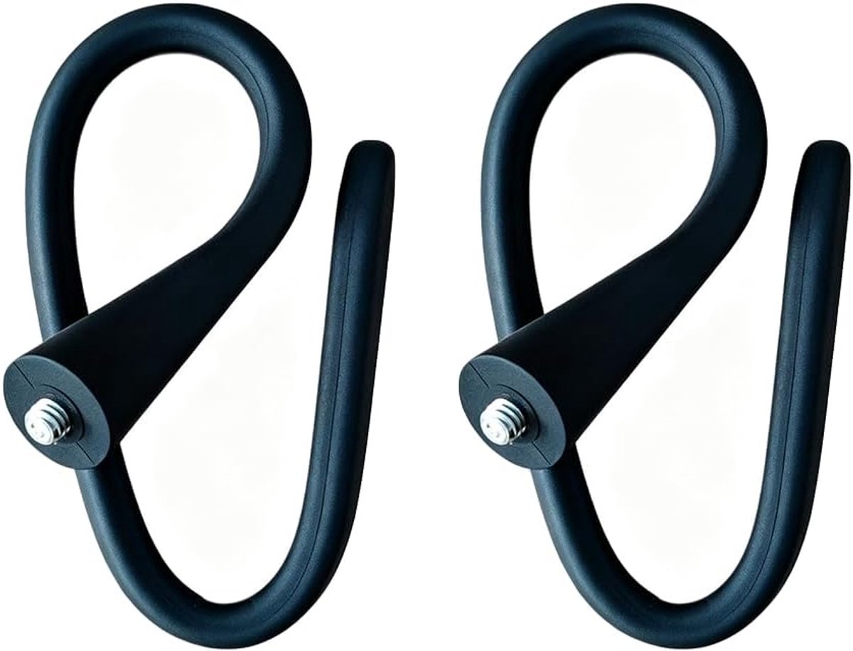 2 stuks flexibele Twist Mount camerahouder - siliconen houder - geen boren - zwart - universele camera-bevestiging - binnen en buiten - wandhouder - tafelstandaard