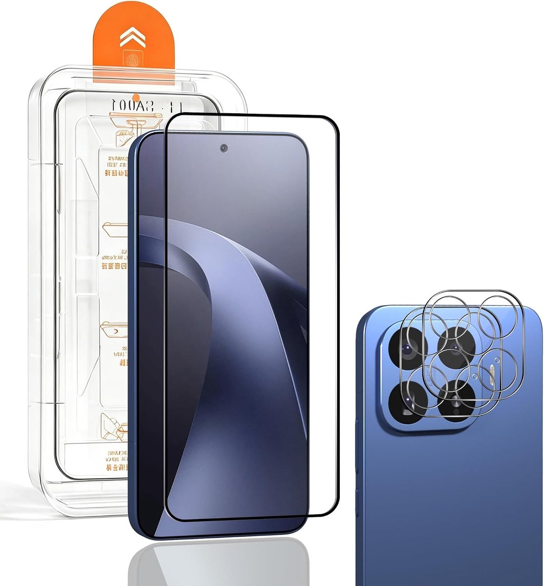 Beschermfolie voor Xiaomi 17T Pro, 1 Stuks Screen Protector voor Pantserglas met 2 Stuks Camerabescherming, HD Anti-kras Folie, 9H Hardheid Displaybescherming