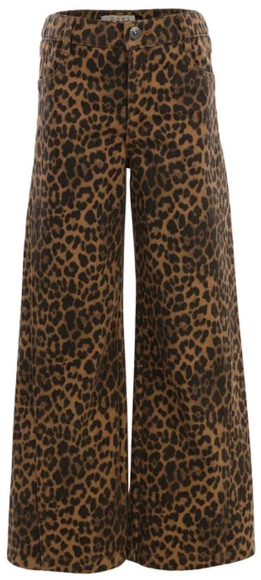 LOOXS Little Meisjes broek - Maat 116 in de kleur beige van 68% COTTON 32% POLYESTER - 2632-7645-442