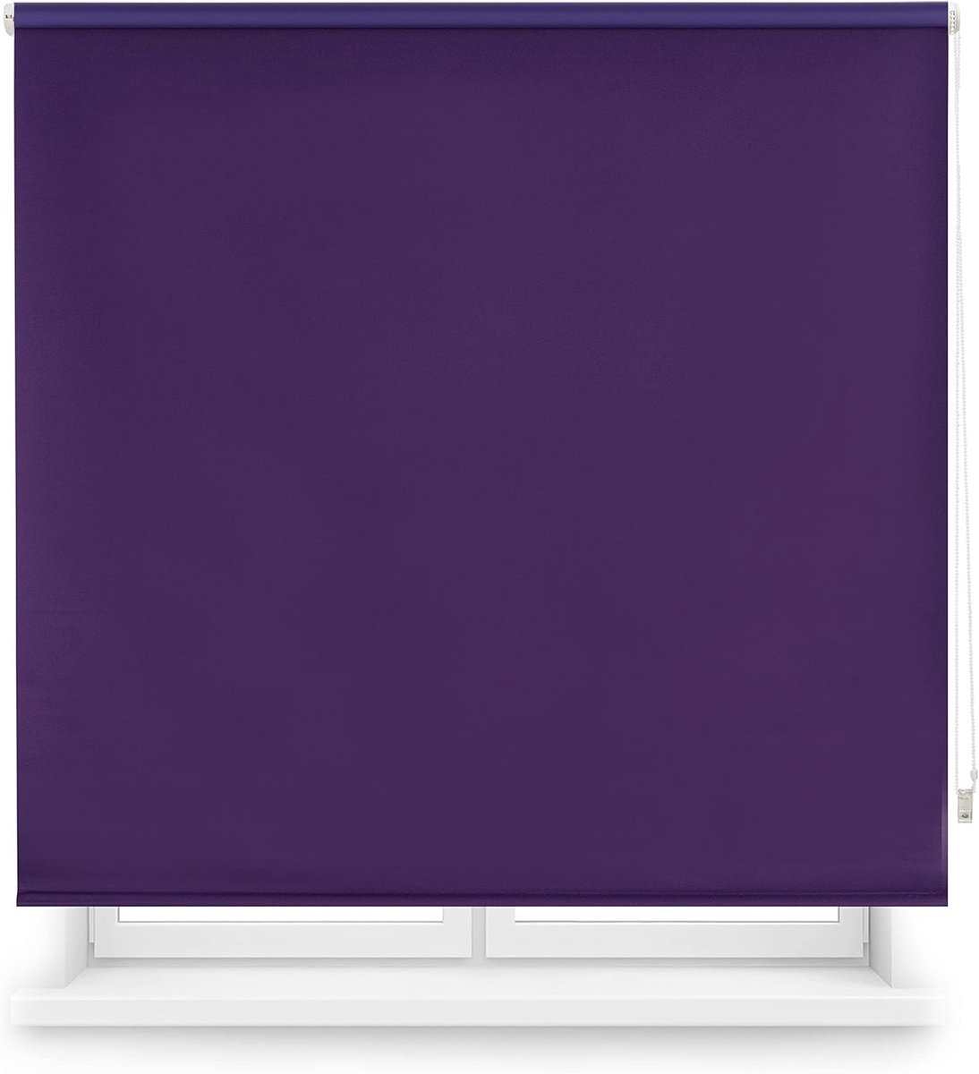 Verduisteringsrolgordijn, effen, afmetingen 120 x 175 cm breedte x hoogte - verduisteringsrolgordijn stof 117 x 170 cm - thermisch rolgordijn violet - licht-, koud- en