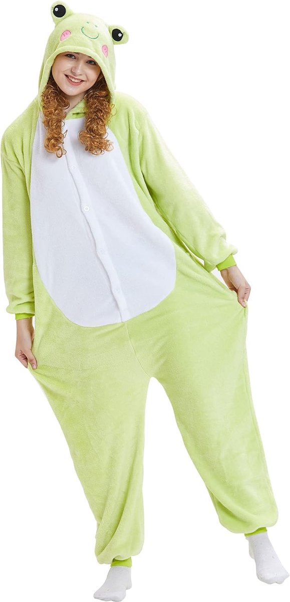 Pyjama voor volwassenen, cosplay, dier, onesie, body nachtkleding, jurk, overall, dier, sleepwear, volwassenen, jumpsuit, kostuum, Halloween-kostuum voor dames, heren en jongeren