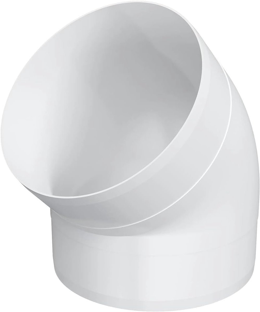 Buizen en elementen voor ventilatiebuizen (Ø125 buisboog 45°)