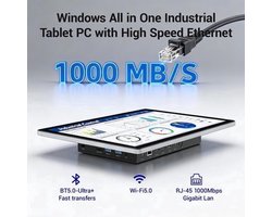 Industriële Touch Panel PC – All-in-One Computer – Mini PC – Panel PC – Tablet PC – 13,3 Inch Full HD Touchscreen – Ventilatorloos Met Intel Celeron N5100 & 8GB RAM